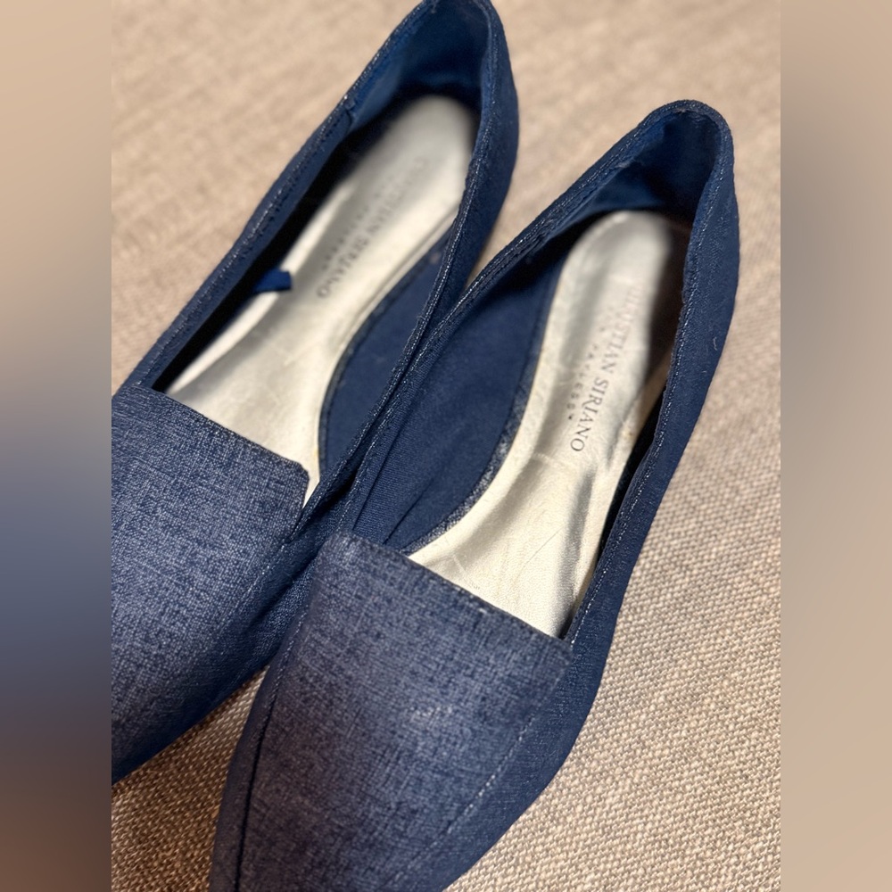 Christian Siriano Women's Dark Blue Loafers